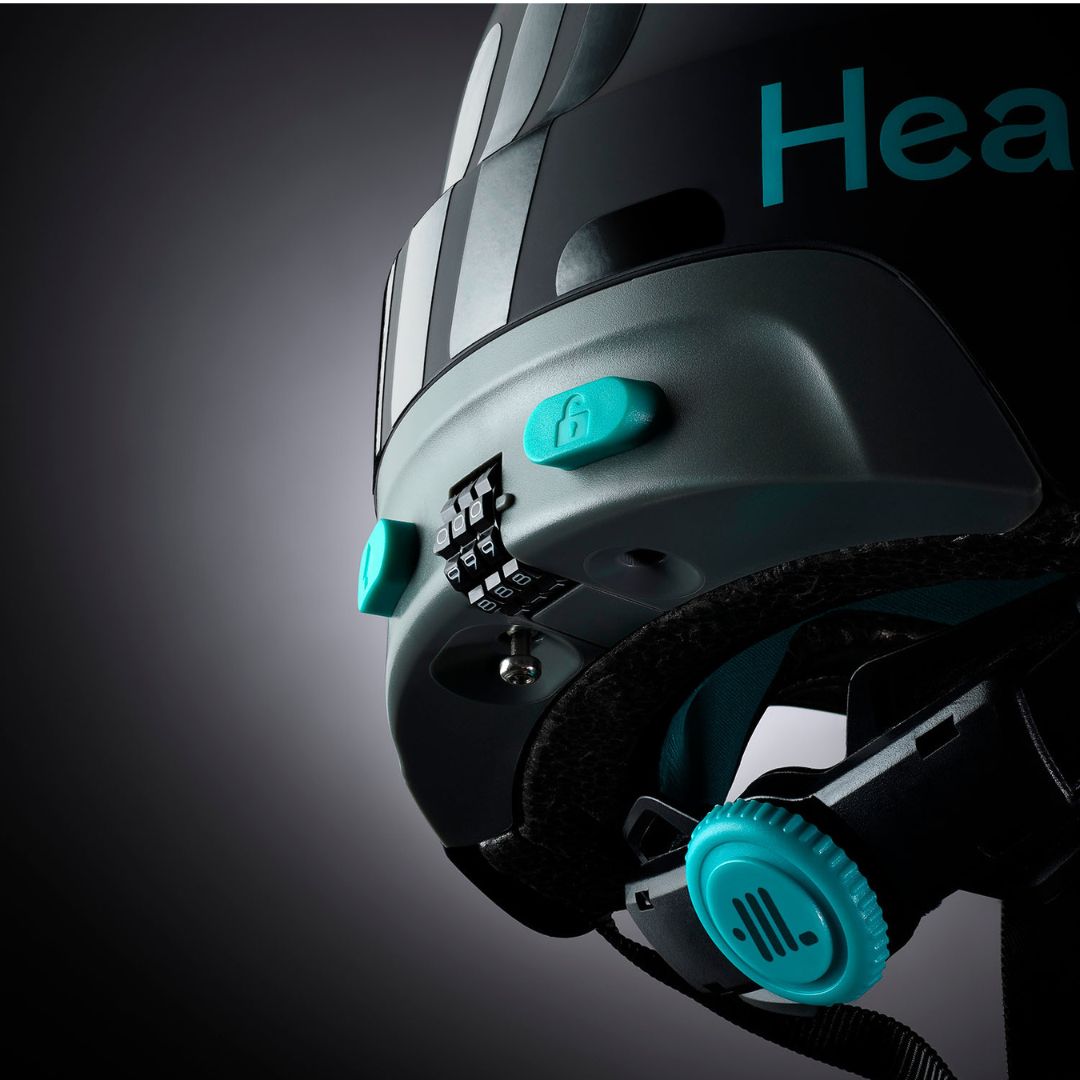 Headlokt Helmet with Lock Black