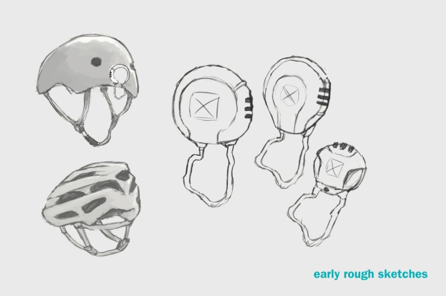 Headlokt Helmet Sketches